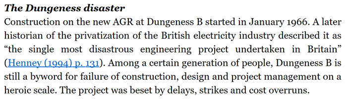 Figure 1: Simon Taylor (2016) The Fall and Rise of Nuclear Power in Britain: A history [8]
